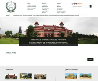 Kparchaeology.com(Directorate Of Archaeology & Museums) Screenshot