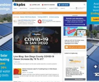 KPBS.org(KPBS) Screenshot