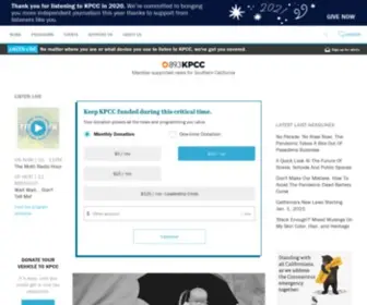 KPCC.org(89.3 FM) Screenshot