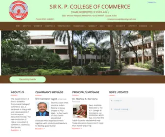 KPccommerce.ac.in(Sir K) Screenshot