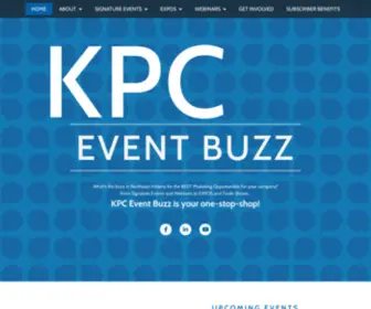 Kpceventbuzz.com(KPC Media Signature Events and Webinars) Screenshot