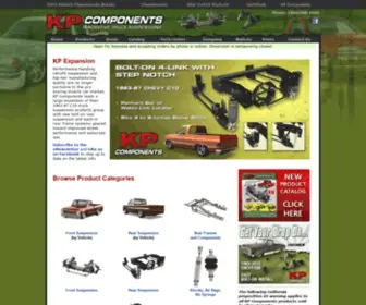 Kpcomponents.com(KP Components) Screenshot