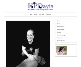 Kpdavis.com(Kimberly Davis Bio) Screenshot