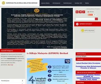 KPD.com.my(Leading Police Cooperative Society of Malaysia) Screenshot