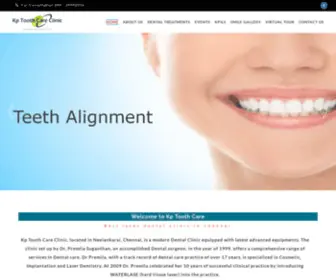 Kpdentallaser.com(KP Tooth Care) Screenshot