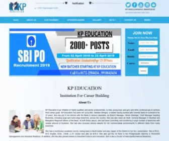 Kpeducation.org.in(Best Bank PO Coaching & SSC) Screenshot