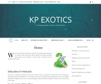 Kpexotics.com(Providing Education) Screenshot