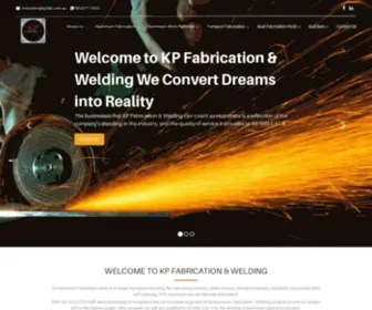 Kpfabricationwelding.com.au(KP Aluminium Fabrication and Welding) Screenshot