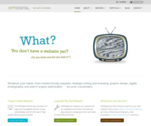 KPfdigital.com(Clean Simple Web Design) Screenshot