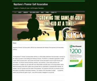 Kpga.com(Keystone's Premier Golf Association) Screenshot