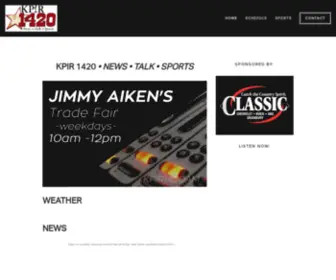 Kpir.com(KPIR 1420 AM) Screenshot