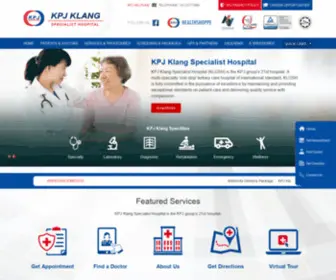 KPJklang.com(KPJ Klang Specialist Hospital) Screenshot