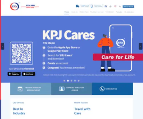KPjsibu.com(KPJ Sibu Specialist Medical Centre) Screenshot