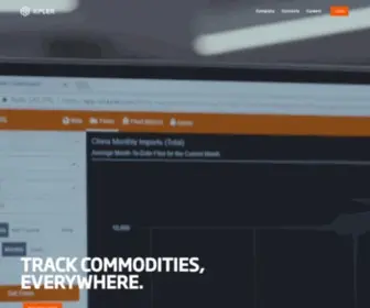 Kpler.com(One Platform for Global Trade Intelligence) Screenshot