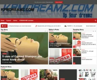 KPMdreamz.com(An interesting story about everything great) Screenshot