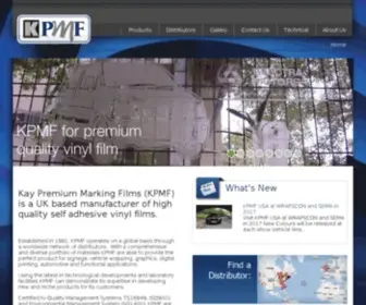 KPMF.com(Kay Premium Marking Films) Screenshot