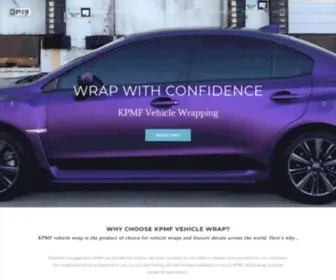 KPmfusa.com(KPMF Vehicle Wrapping) Screenshot