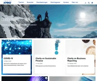 KPMG.ch(KPMG Schweiz) Screenshot