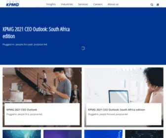 KPMG.co.za(KPMG South Africa) Screenshot