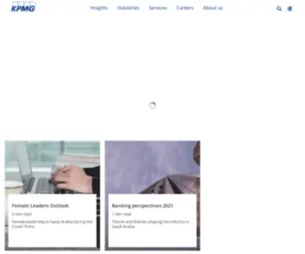 KPMG.com.sa(KPMG Professional Services) Screenshot