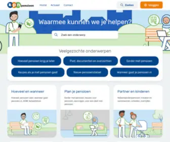 KPnpensioen.nl(KPN Pensioen) Screenshot