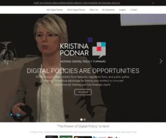 Kpodnar.com(Kristina Podnar) Screenshot