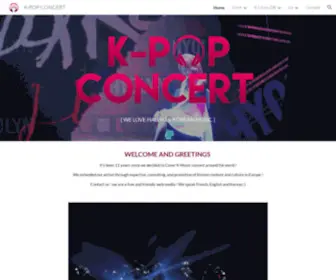 Kpop-Concert.com(K-pop concert) Screenshot