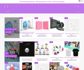 Kpop-Merchandise-Online.com(Kpop online store) Screenshot