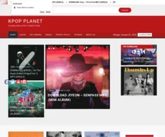 Kpop-Planet.com(KPOP PLANET) Screenshot