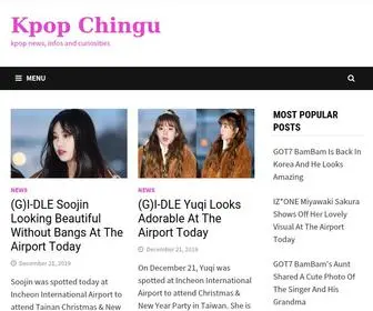 Kpopchingu.com(Kpop news) Screenshot