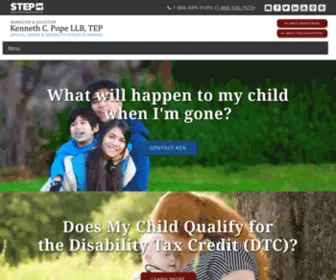 Kpopelaw.com(Kenneth Pope Law Home) Screenshot