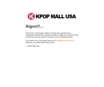 Kpopmallusa.com(K-POP Mall USA) Screenshot