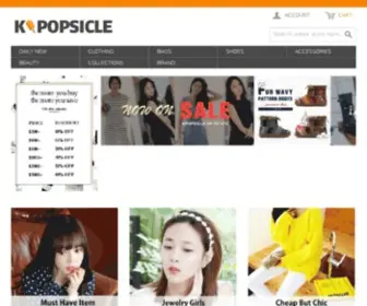 Kpopsicle.com(Genuine Korean style fashion from Korea) Screenshot