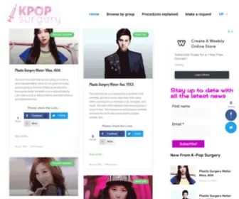 Kpopsurgery.com(Idols exposed) Screenshot