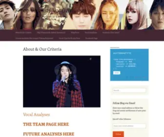 KpopVocalanalysis.net(K-pop Vocalists' Vocal Analyses) Screenshot