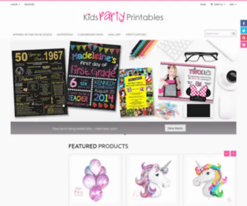 KPprintables.com(Invitations) Screenshot