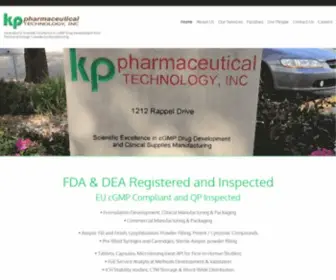 KPPT.com(Dedicated to Scientific Excellence in cGMP Drug Development from Preclinical through Commercial Manufacturing) Screenshot