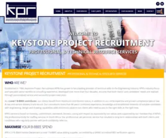 KPR.co.za(Keystone Project Recruitment) Screenshot