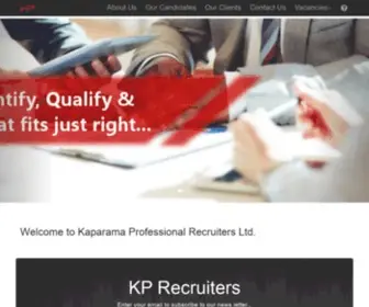 Kprecruiters.co.tz(KP Recruiters) Screenshot