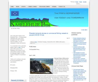 Kpress.info(This is the online version of The Kaselehlie Press) Screenshot