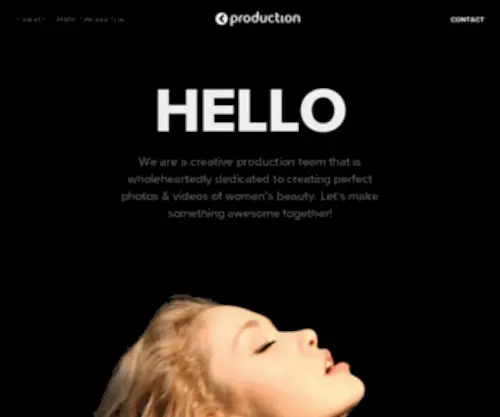 Kproduction.cz(Creative production company) Screenshot