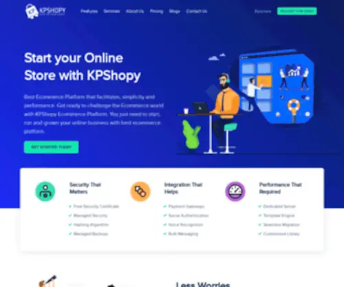 KPshopy.com.au(Best Ecommerce Platform for all of your needs) Screenshot