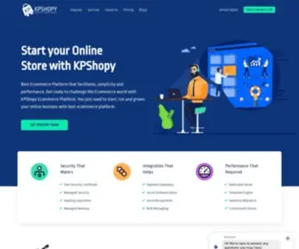 KPshopy.com(Best Ecommerce Platform for all of your needs) Screenshot