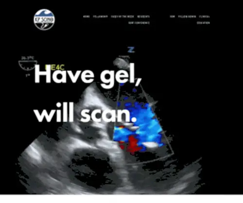 Kpsono.com(Kaiser San Diego Emergency Ultrasound) Screenshot