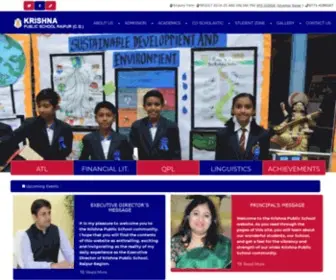 KPsraipur.com(Krishna public school Raipur) Screenshot
