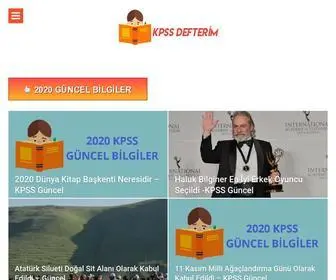 KPSsdefterim.com(2020 KPSS G) Screenshot
