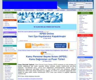 KPssonline.com(KPSS Online) Screenshot