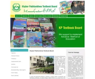 KPTBB.gov.pk(KP Textbook Board) Screenshot