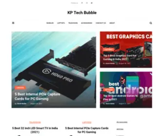 Kptechbubble.com(KP Tech Bubble) Screenshot