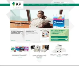 Kptissueinc.com(KP Tissue Inc) Screenshot